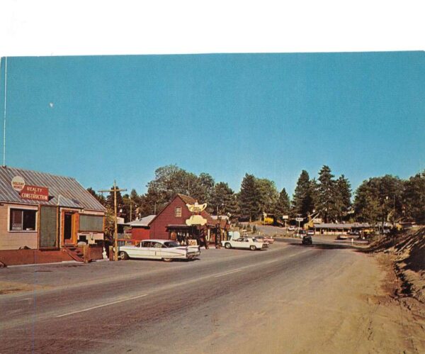 Running Springs California Realty Construction Office Street Scene PC AA88361