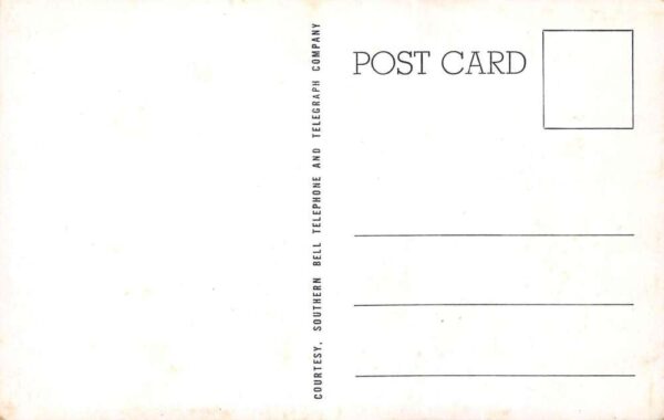 Augusta Georgia Camp Gordon, Post HQ Building, Vintage Postcard U20630 - Image 2