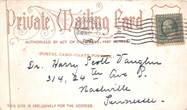 Mt Vernon Virginia Views Private Mail Vintage Postcard AA88444 - Image 2
