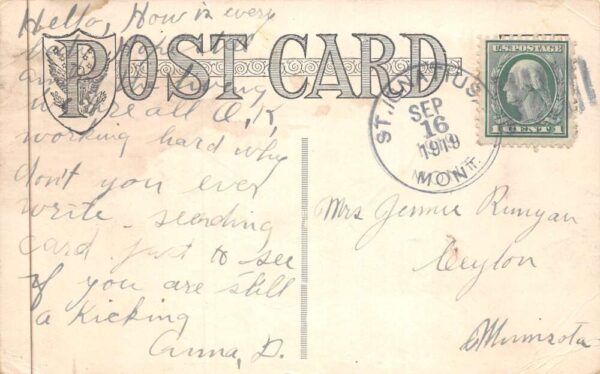 Ronan Montana Stanley Scearce Big Store Clothing Dept Vintage Postcard AA88556 - Image 2