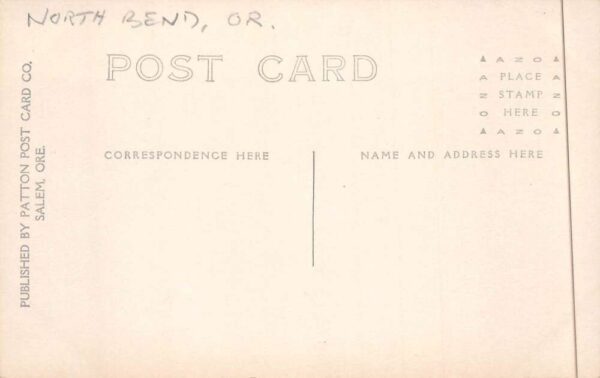 North Bend Oregon Main Street Real Photo Vintage Postcard AA88581 - Image 2