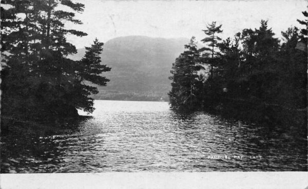 Lake George New York Paradise Bay Scenic View Real Photo Postcard AA88592
