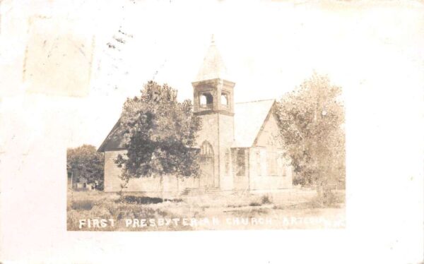 Artesia New Hampshire First Presbyterian Church Real Photo Postcard AA88660