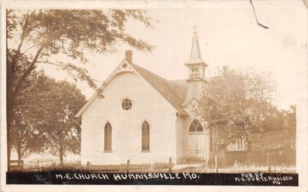 Humansville Maryland Methodist Episcopal Church Real Photo Postcard AA88778