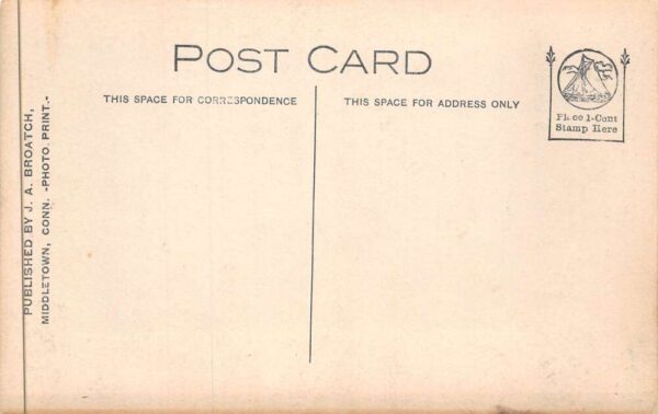 Middletown Connecticut North Congregational Church Real Photo Postcard AA88839 - Image 2