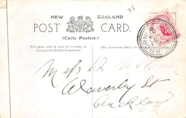 Gisborne New Zealand Birds Eye View from Titirangi Hill Kaiti Postcard AA88842 - Image 2