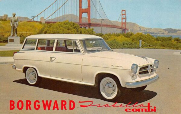 Los Angeles California Fisher Automotive Service Borgward German Car PC AA88859