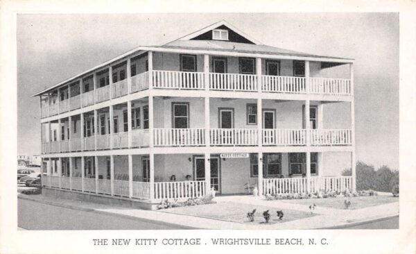 Wrightsville Beach North Carolina The New Kitty Cottage, Vintage PC U20753