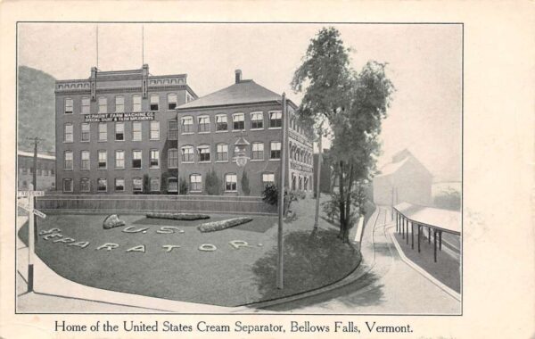 Bellows Falls Vermont Vermont Farm Machine Co., Cream Separator, PC U20775