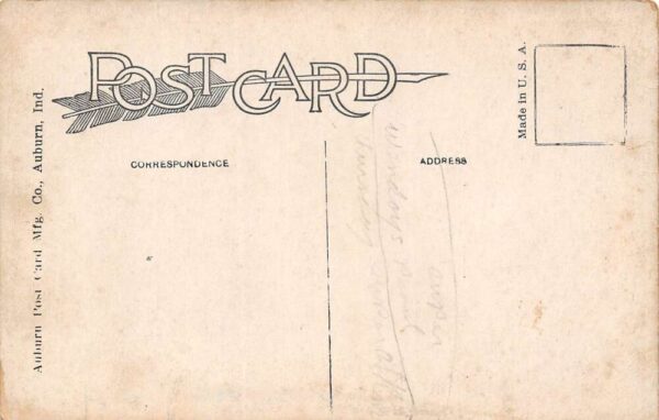 Union West Virginia Presbyterian Church, Sky Tinted, Vintage Postcard U20797 - Image 2