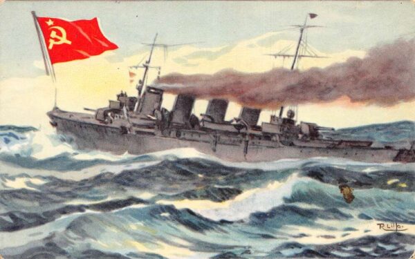 Russia Navy Warship Destroyer Karl Marx La Estrella Chocolate PC AA88901