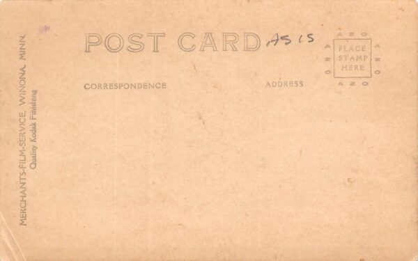 Cochrane Wisconsin Bank & Post Office, Real Photo, Vintage Postcard U20870 - Image 2