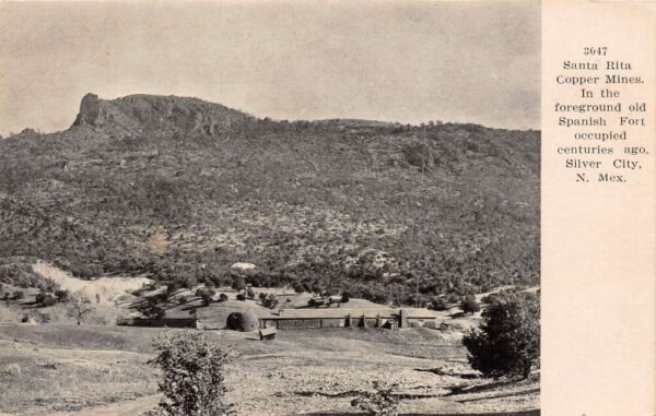 Silver City New Mexico Santa Rita Copper Mines, Undivided Back, Postcard U20927