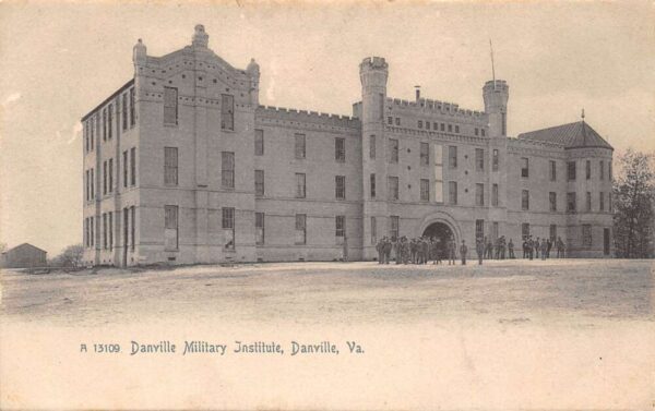 Danville Virginia Danville Military Institute, Rotograph Co., Vintage PC U20930