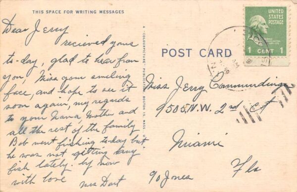 Nesconset New York Greetings From Nesconset, Long Island, Vintage PC U21013 - Image 2