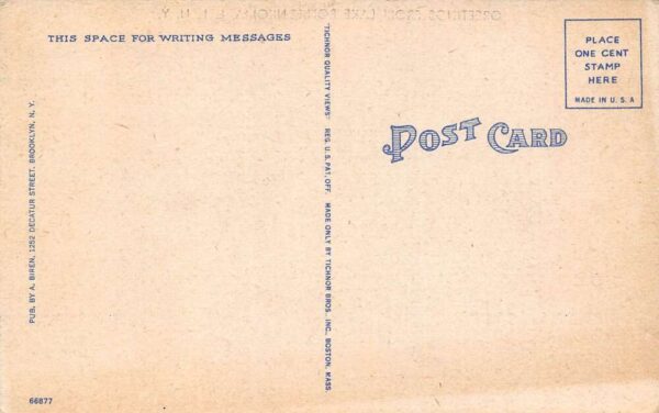 Long Island New York Greetings From Lake Ronkonkoma, Beach Scene, PC U21016 - Image 2