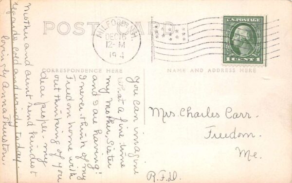 Milford New Hampshire Souhegan River Real Photo Vintage Postcard AA88998 - Image 2