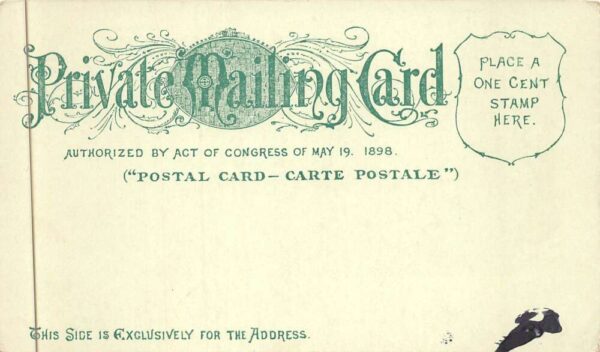 Baltimore Maryland Court House Greetings Private Mail Postcard AA89012 - Image 2