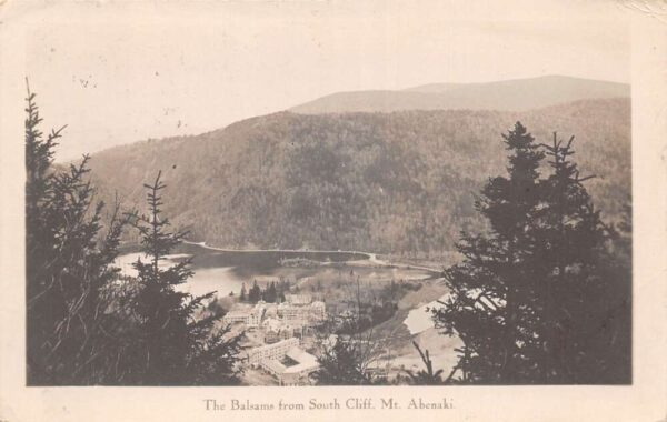 Dixieville Notch New Hampshire Balsams from South Cliff Real Photo PC AA89173