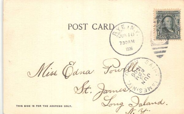 Rye New York Train Station Greetings Vintage Postcard AA89177 - Image 2