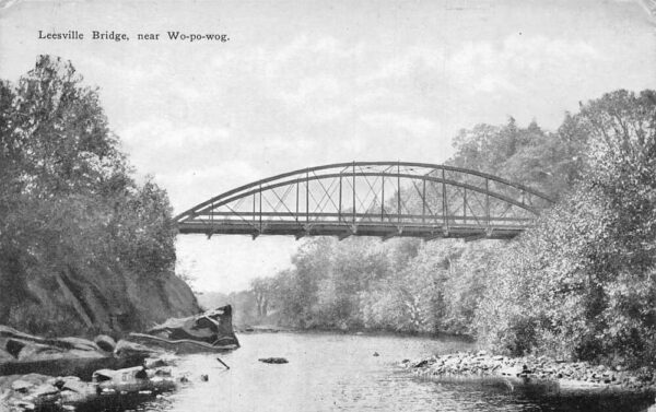 Wopowog Connecticut Leesville Bridge Scenic View Vintage Postcard AA89202