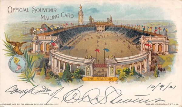 Buffalo New York Pan American Expo Stadium Private Mail Postcard AA89208