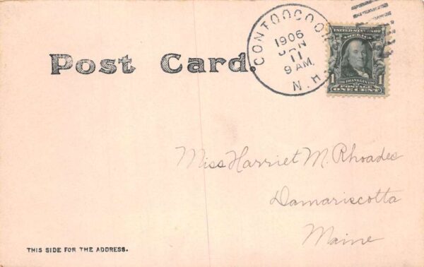 Contoocook New Hampshire Rocky River Scenic View Real Photo Postcard AA89210 - Image 2