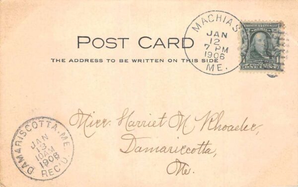 Machias Maine Thaxters Spring Real Photo Vintage Postcard AA89218 - Image 2