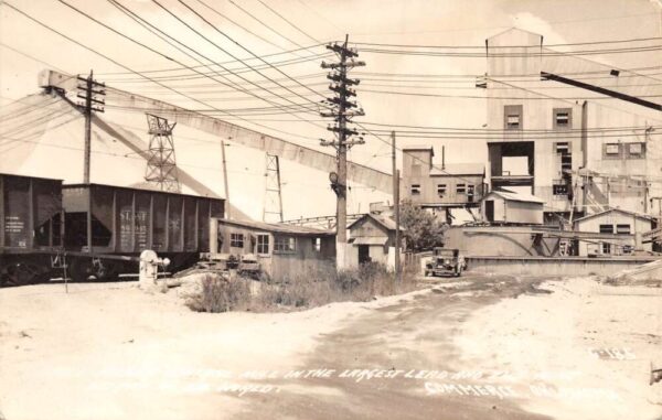 Commerce Oklahoma Lead and Zinc Mill Real Photo Vintage Postcard AA89236