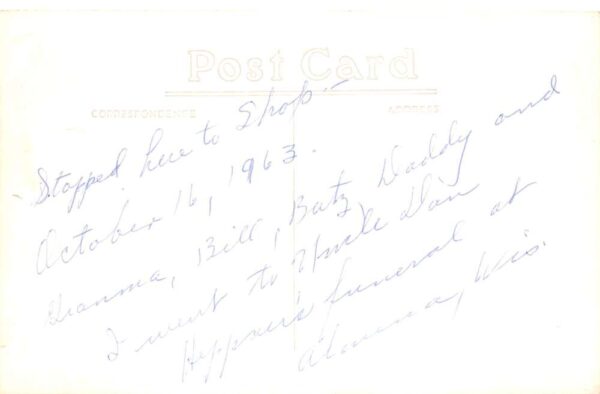 Frederic Wisconsin Ben Franklin Store Real Photo Vintage Postcard AA89237 - Image 2