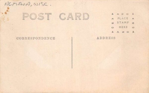 Almena Wisconsin Home of Mrs.Stoeberl Real Photo Vintage Postcard AA89240 - Image 2