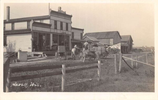 Haven Wisconsin General Store Ringling Bros Circus Sign Real Photo PC AA89433