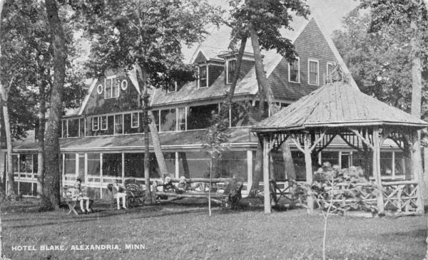 Alexandria Minnesota Hotel Blake Vintage Postcard AA89477
