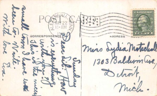 Alexandria Minnesota Hotel Blake Vintage Postcard AA89477 - Image 2