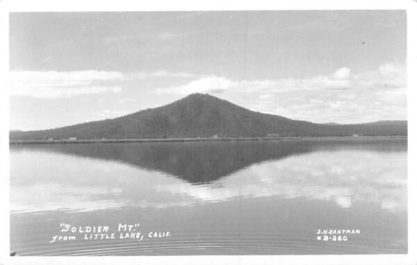 Little Lake California Soldier Mountain Real Photo Vintage Postcard AA89479