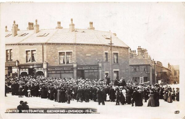 Ovenden England United Whitsuntide Gathering Real Photo Vintage Postcard AA89492