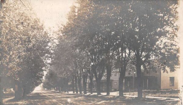 Birgmingham Michigan Woodward Avenue to Detroit Real Photo Postcard AA89494