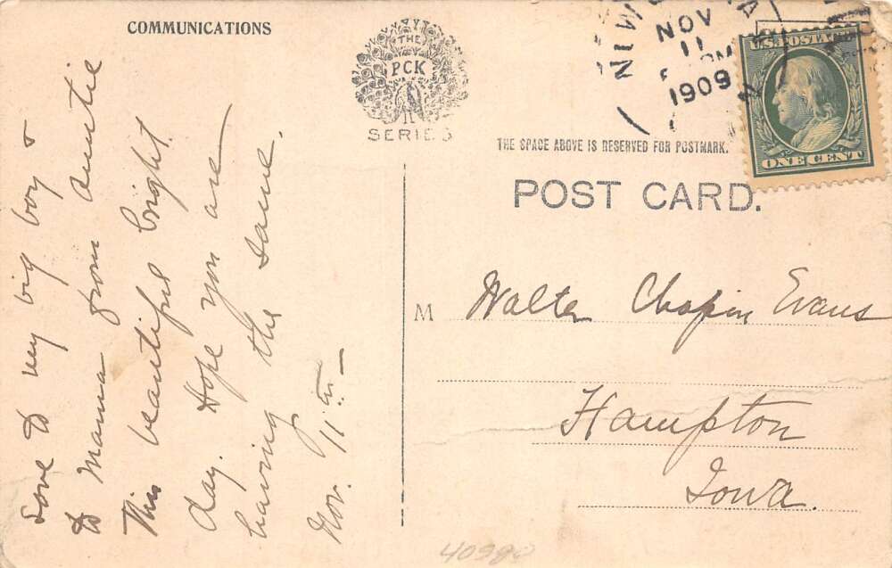 New Canaan Connecticut Dr Brook's Sanatorium Veranda Vintage Postcard AA89501 - Image 2