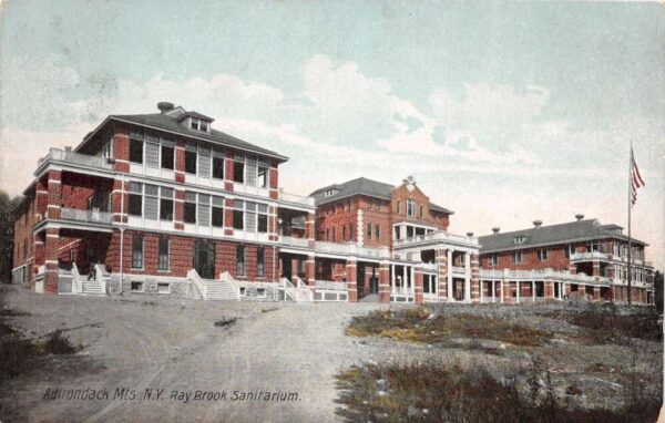 Adirondack Mts New York Ray Brook Sanitarium Vintage Postcard AA89505