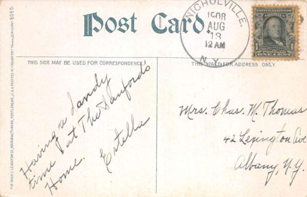 Adirondack Mts New York Ray Brook Sanitarium Vintage Postcard AA89505 - Image 2