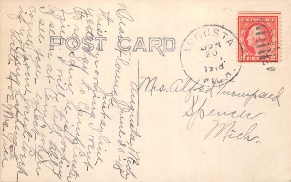 Galesburg Michigan Methodist Episcopal Church Real Photo Postcard AA89540 - Image 2