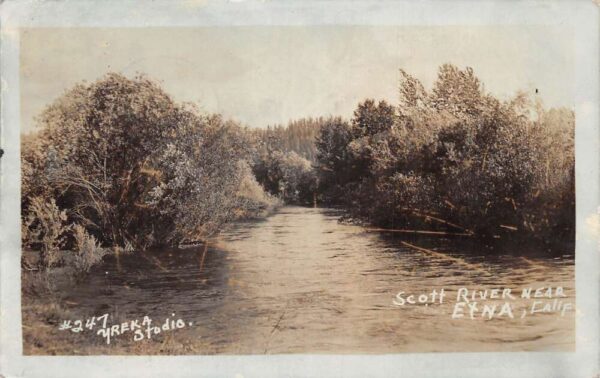 Etna California Scott River Scenic View Real Photo Postcard AA89609