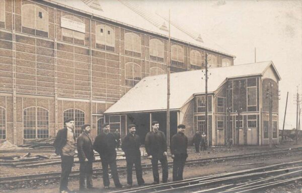 France ? Coal Washing Plant Factory and Workers Real Photo Postcard AA89634