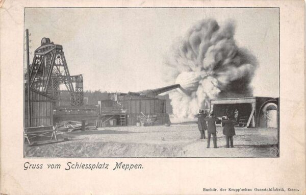 Meppen Germany Schiessplatz Military Weapons Testing Cannon Gruss vom PC AA89637