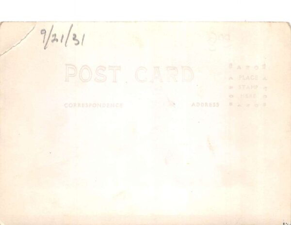 Milton Wisconsin Tornado Disaster Timber thru Wall Real Photo Postcard AA89645 - Image 2