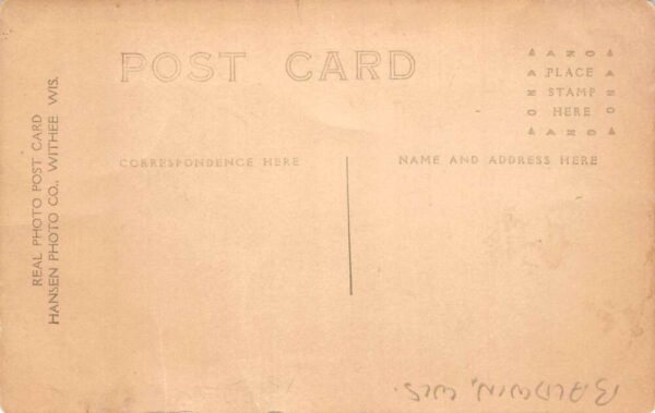 Balsam Lake Wisconsin Hunky Dory Farm Cottages Real Photo Postcard AA89770 - Image 2