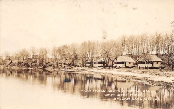 Baldwin Wisconsin Residence Street Real Photo Vintage Postcard AA89771