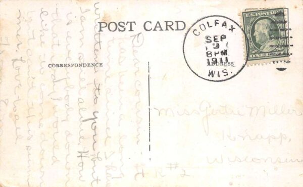Altoona Wisconsin Otter Creek Bridge Horse Crossing Vintage Postcard AA89780 - Image 2
