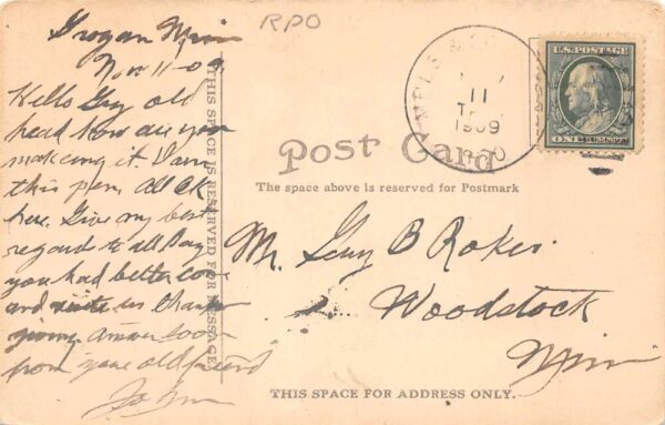 Catskill Mountains New York Otis Railroad Train Station Postcard AA89799 - Image 2