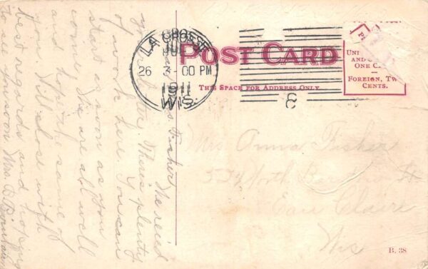 La Crosse Wisconsin Doerflinger Store Corsets and Linens Postcard AA89815 - Image 2